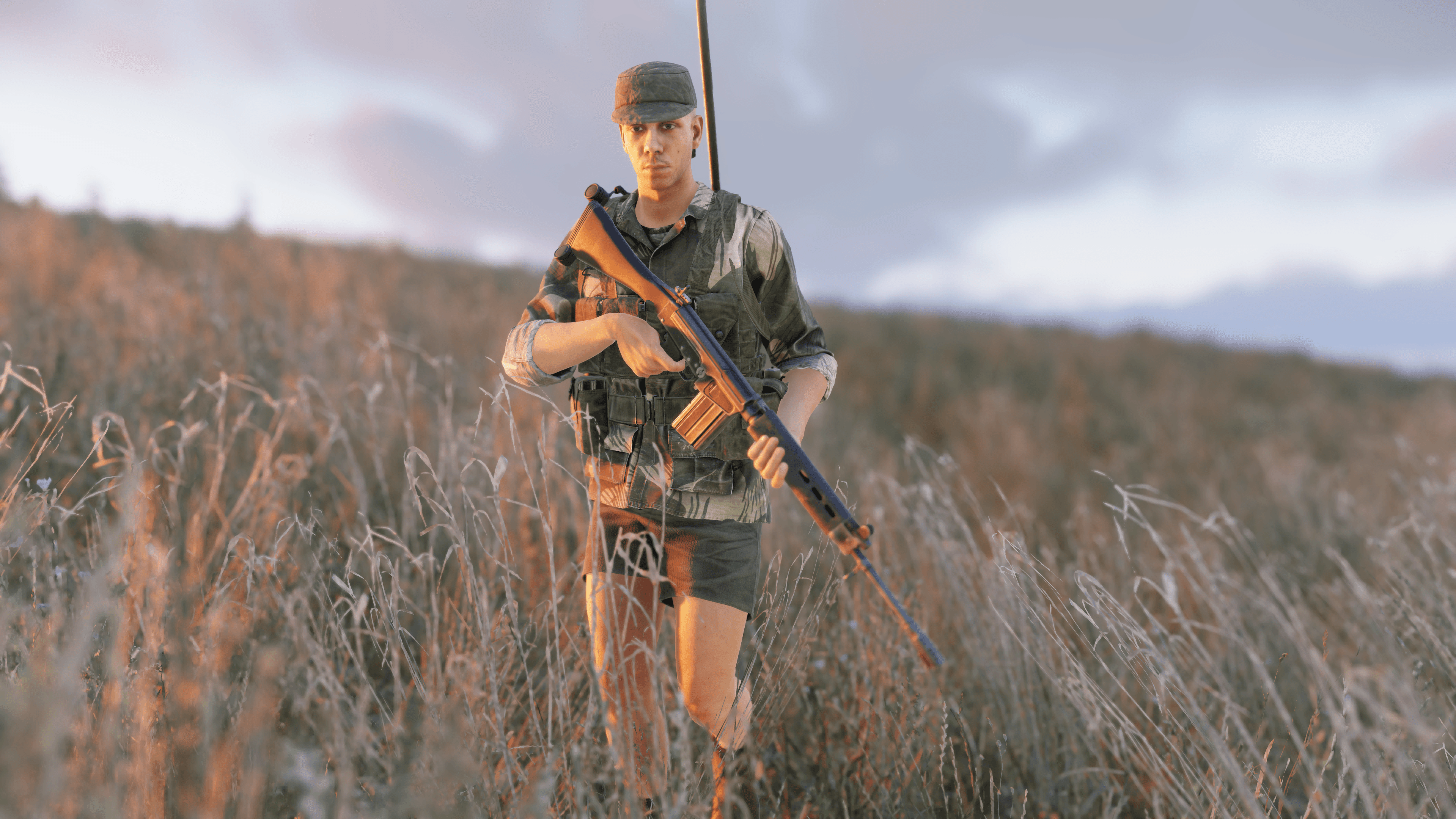 Rifleman in the bush