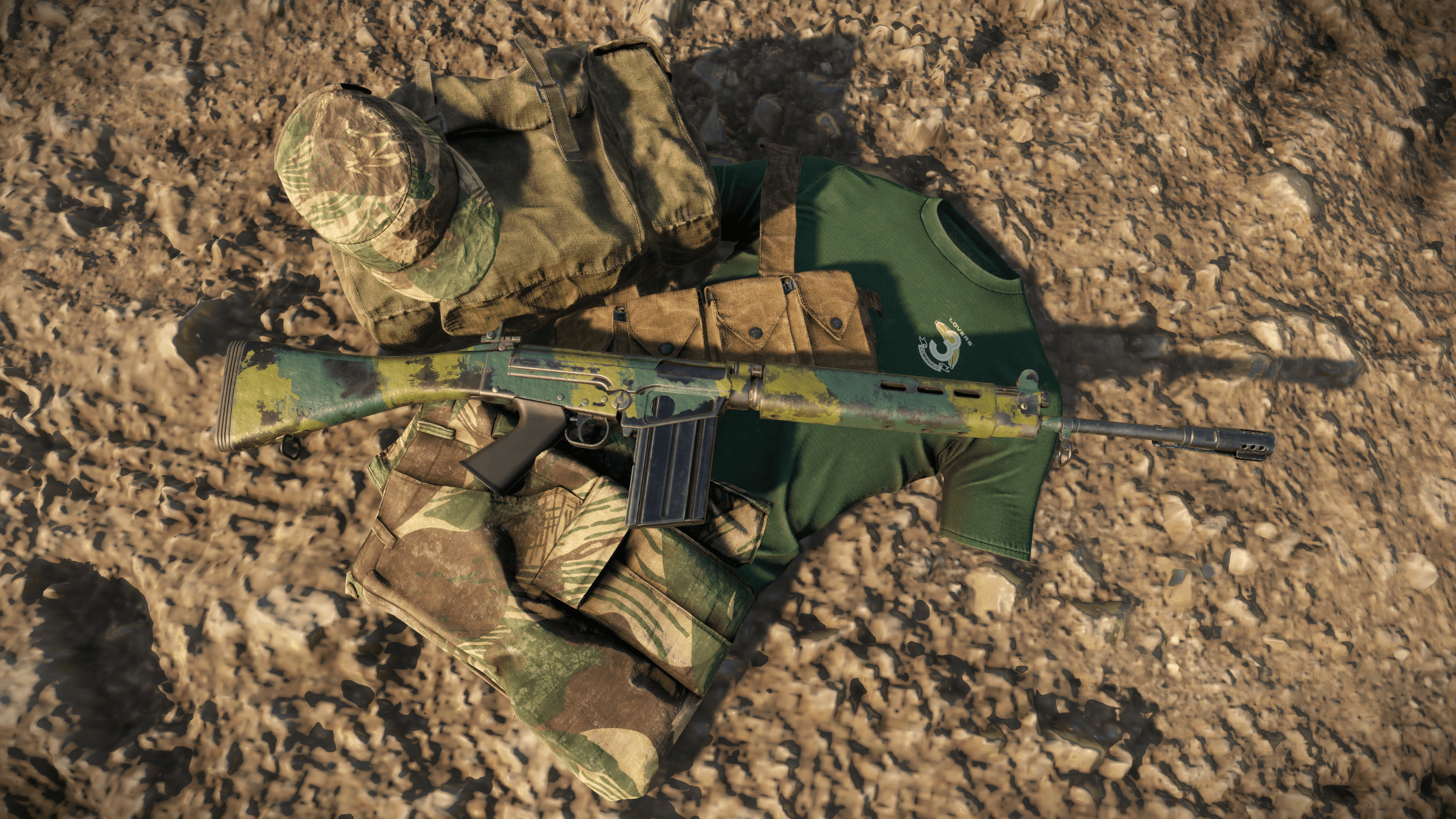 Rhodesian camo FN FAL